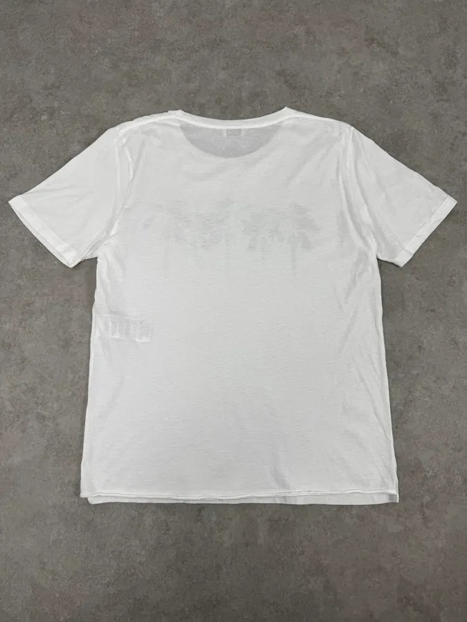 SS2019 Saint Laurent Five Palms Print T-Shirt hobMKVq 3