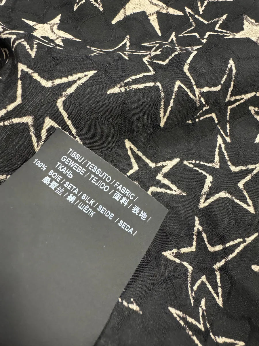 SS2019 Saint Laurent Multiple Stars Black Shirt LymiYbq 10
