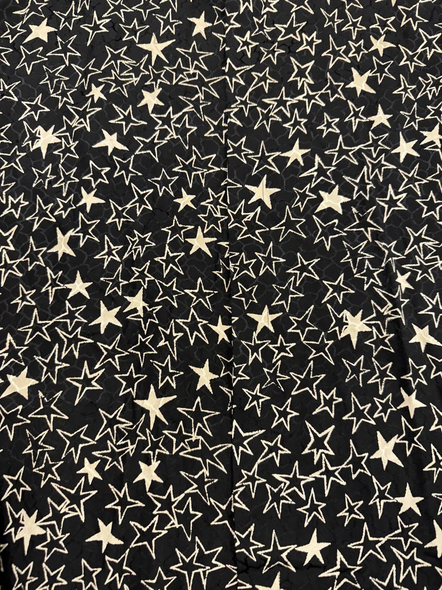 SS2019 Saint Laurent Multiple Stars Black Shirt LymiYbq 8