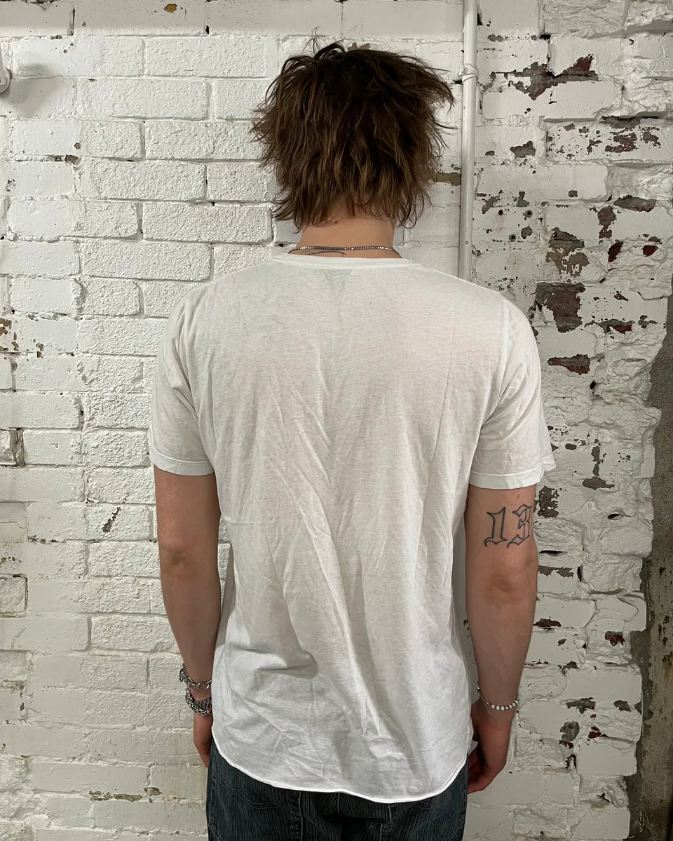 SS2019 Saint Laurent White Far West Cactus T-Shirt xKXOzxN 2