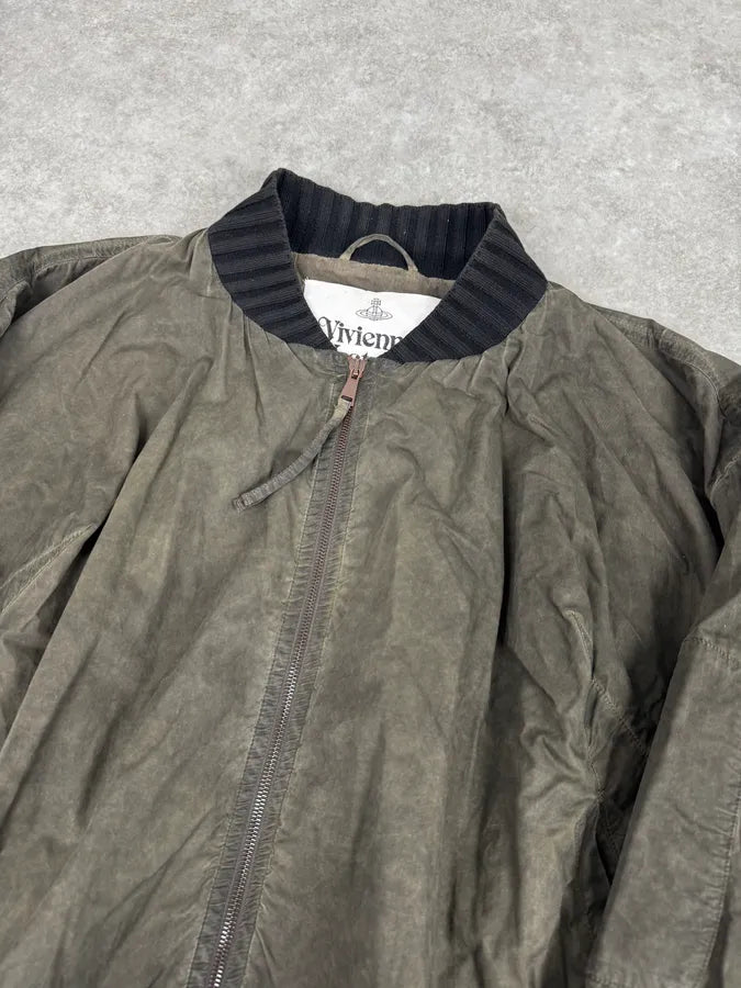 SS2019 Vivienne Westwood Light Green Bomber Jacket EEgQTEy 2