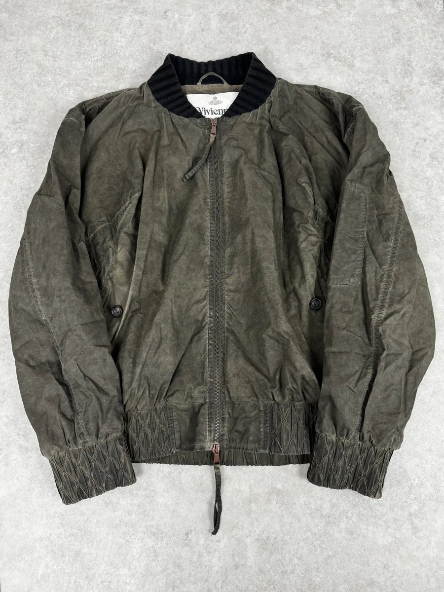 SS2019 Vivienne Westwood Light Green Bomber Jacket EEgQTEy 0