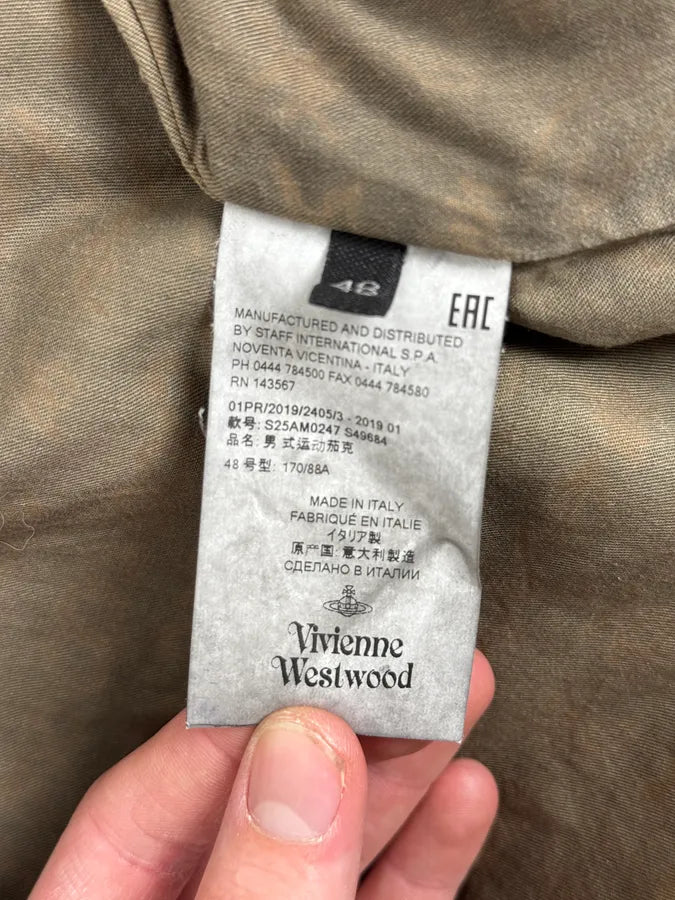 SS2019 Vivienne Westwood Light Green Bomber Jacket EEgQTEy 12