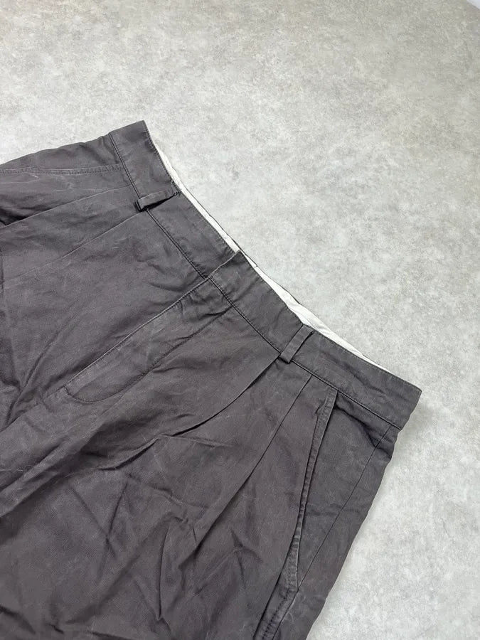 SS2020 Alexander McQueen Faded Grey Taupe Shorts QOldmzK 5