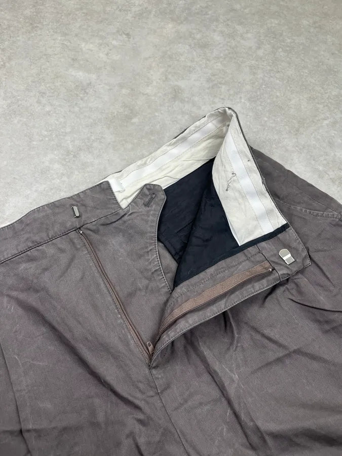 SS2020 Alexander McQueen Faded Grey Taupe Shorts QOldmzK 7
