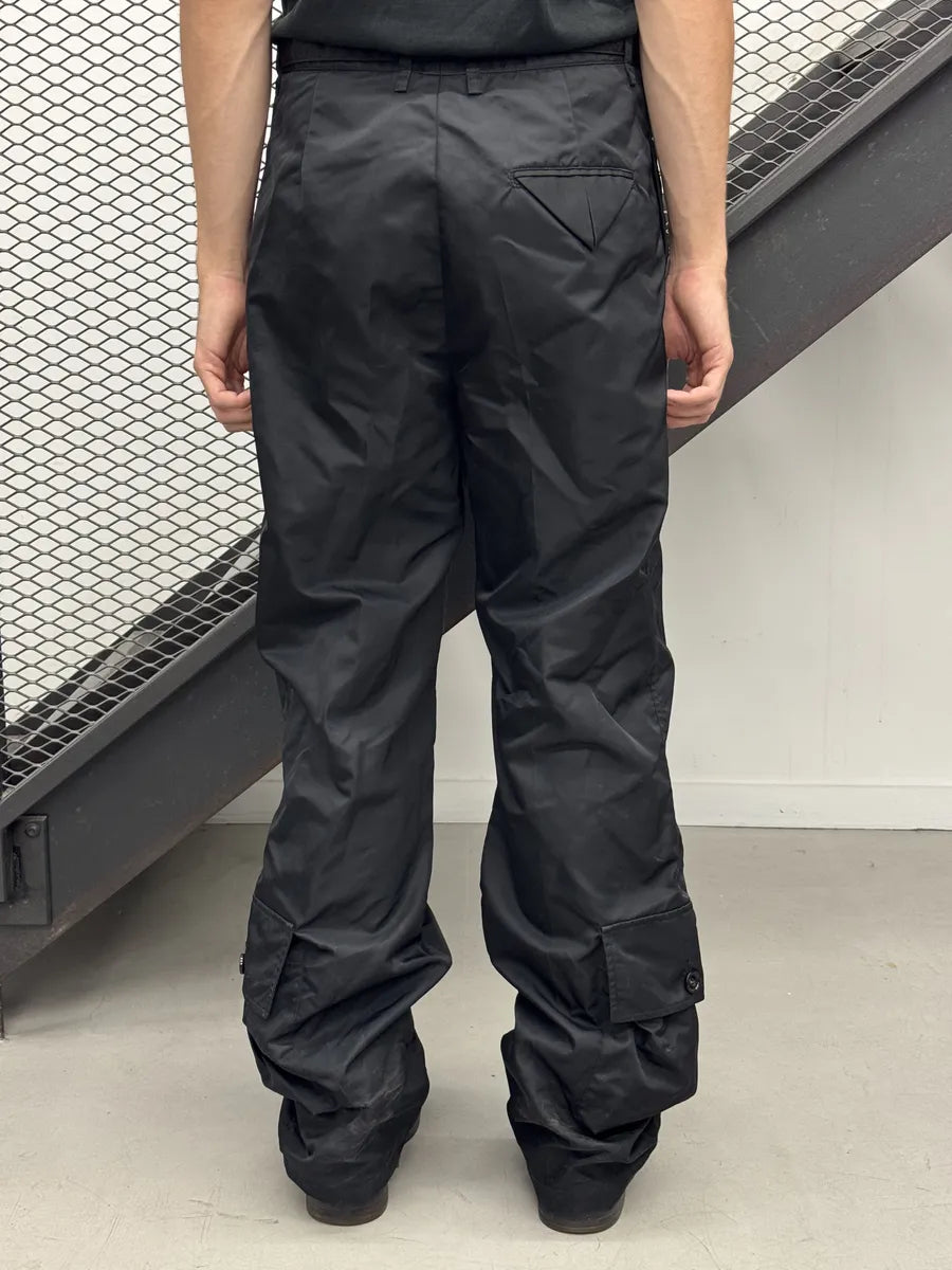 SS2020 Bottega Veneta Black Nylon Cargo Pants GTUIzFp 2