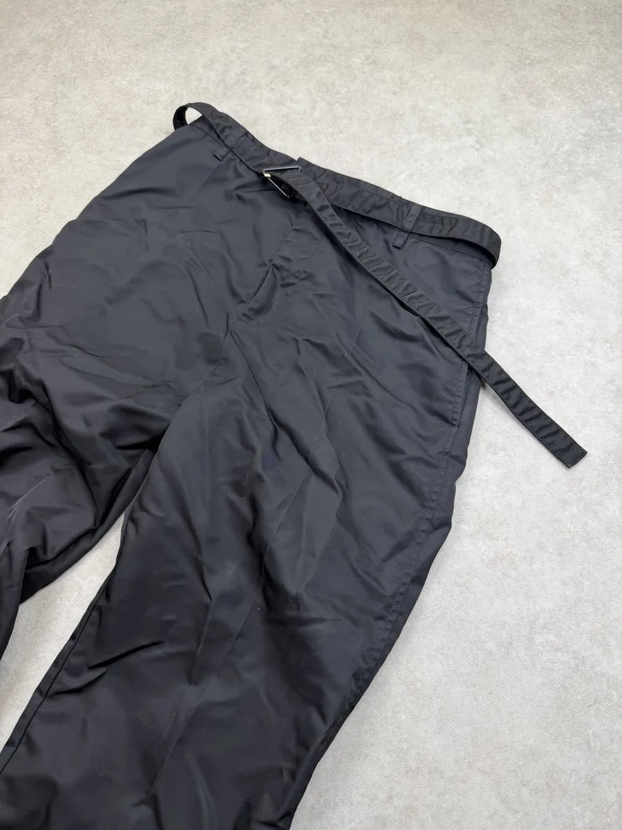 SS2020 Bottega Veneta Black Nylon Cargo Pants GTUIzFp 5