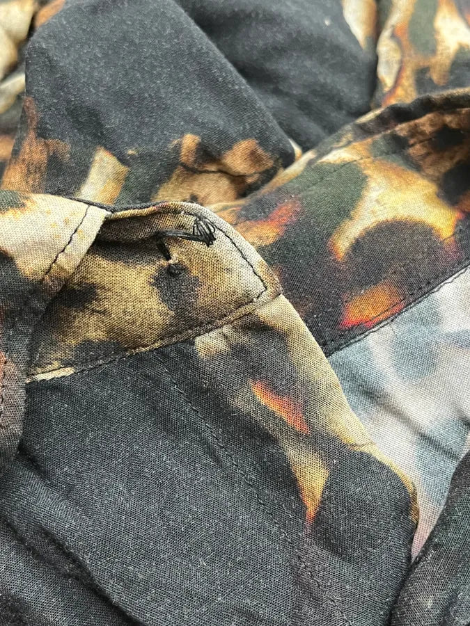 SS2020 Cavalli Black Léopard Fire Magma Shirt XdvIvtE 12
