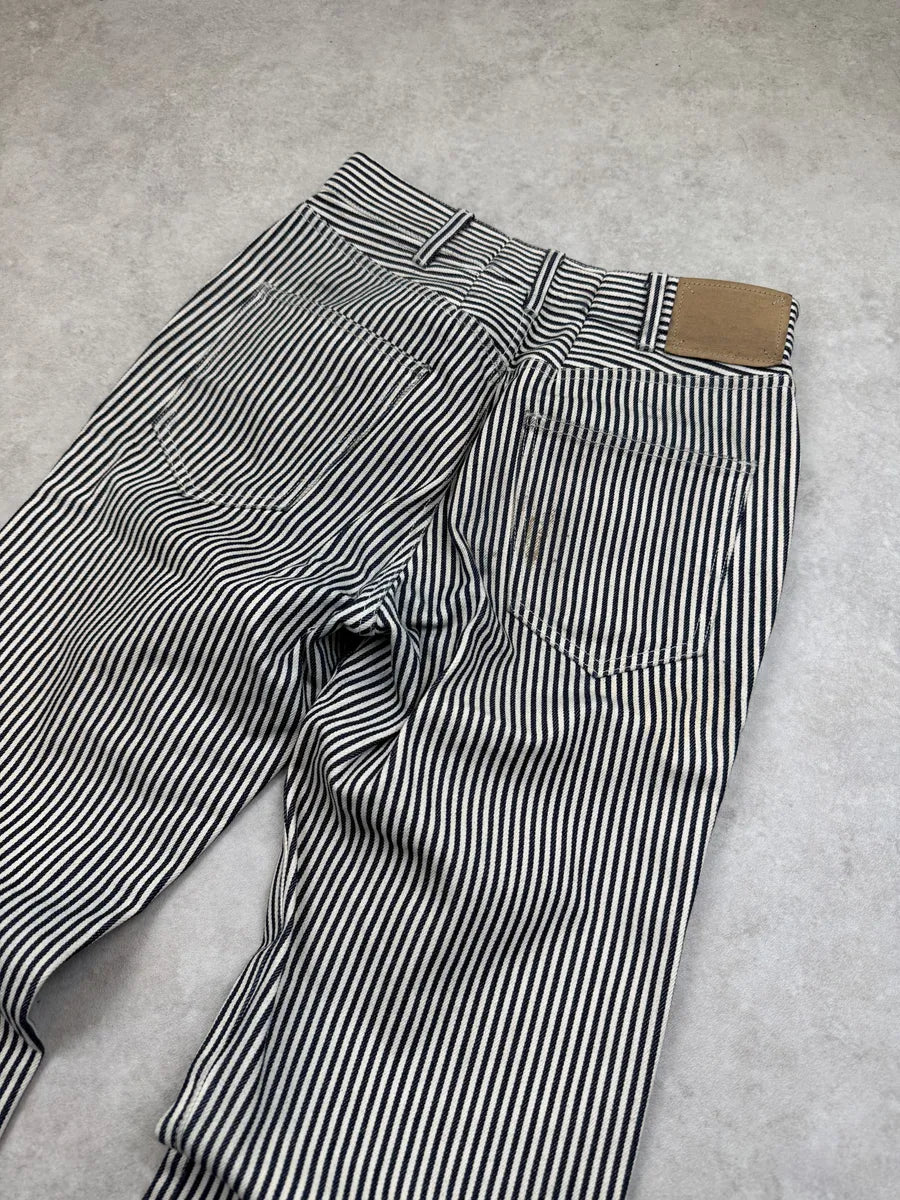 SS2020 Celine Striped Marine & White Pants LrNNMBo 10