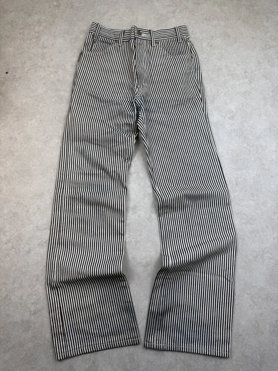 SS2020 Celine Striped Marine & White Pants LrNNMBo 7
