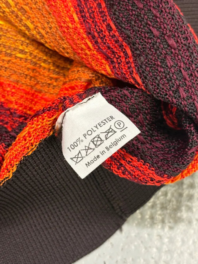 SS2019 Dries Van Noten Orange Summer Striped Polo Shirt yaGKFmc 8