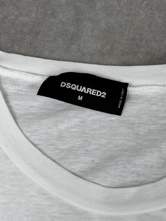SS2020 Dsquared2 White Bruce Lee Fighter T-Shirt LmYnHgS 7