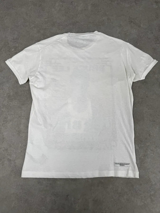 SS2020 Dsquared2 White Bruce Lee Fighter T-Shirt LmYnHgS 3