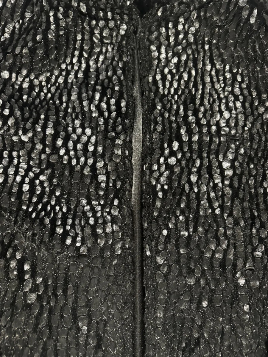 SS2020 Emporio Armani Black Light Plush Jacket kROosrH 6