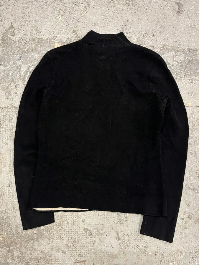 SS2020 Emporio Armani Geometrical Black Cozy Turtleneck (XS/S) JzdRqrr 6