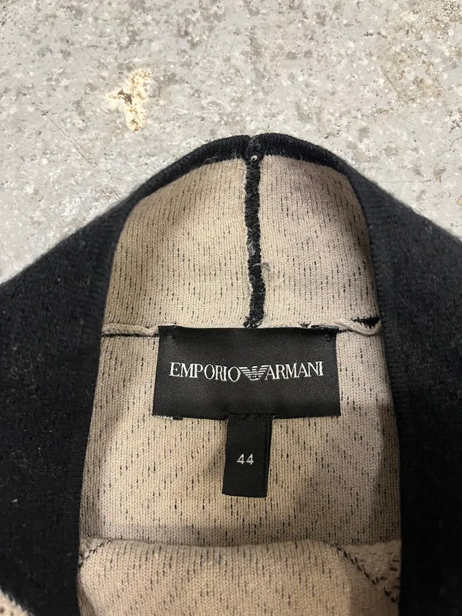 SS2020 Emporio Armani Geometrical Black Cozy Turtleneck (XS/S) JzdRqrr 7