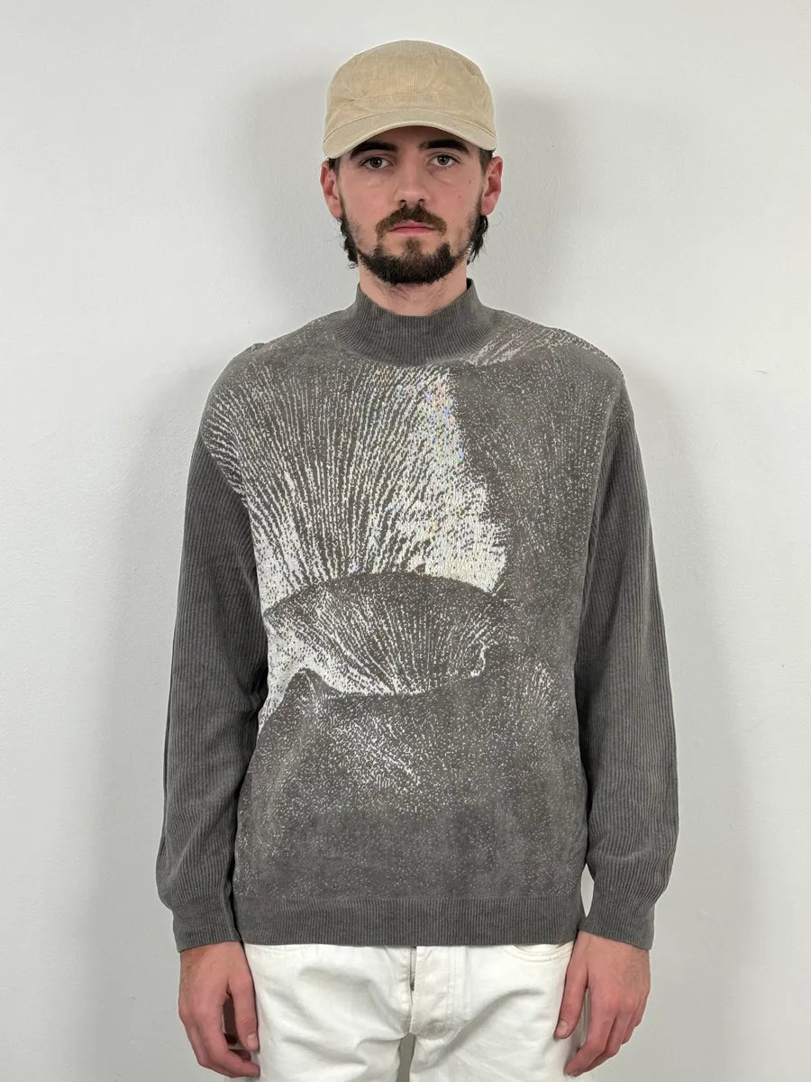 SS2020 Emporio Armani Grey Contemporary Turtleneck COQxScn 1