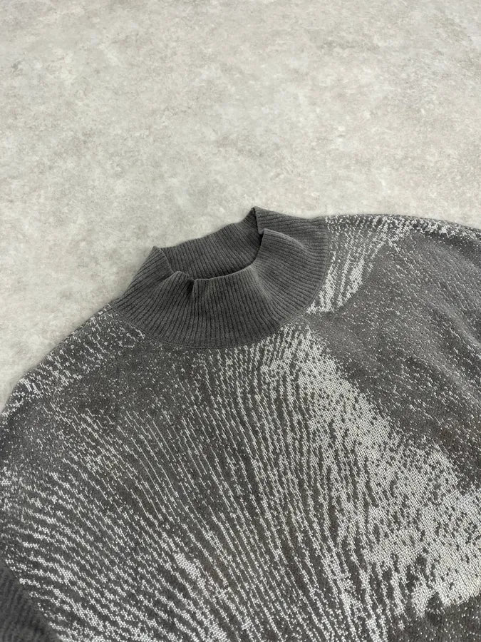 SS2020 Emporio Armani Grey Contemporary Turtleneck COQxScn 4