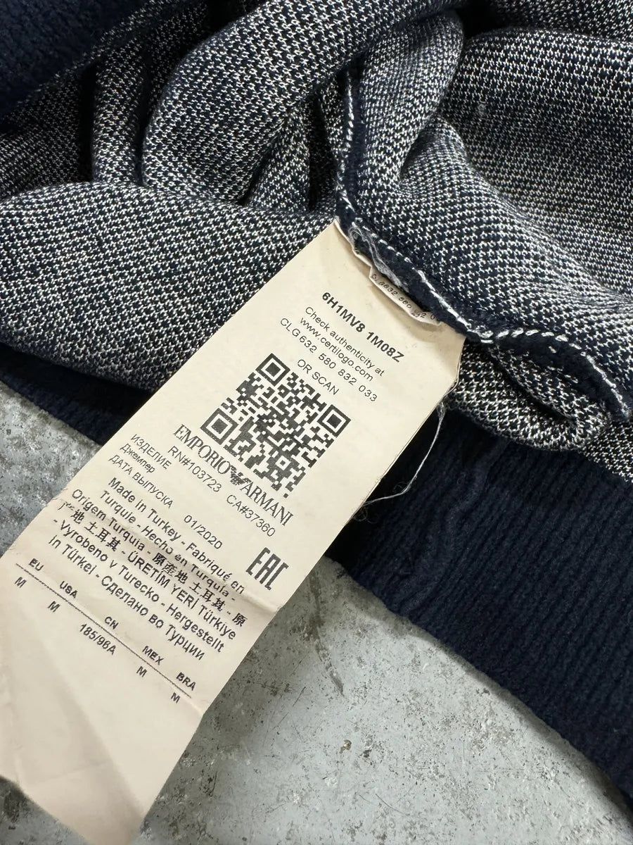 SS2020 Emporio Armani Navy Contemporary Turtleneck LQYnaJP 10