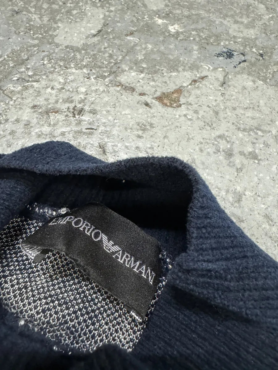 SS2020 Emporio Armani Navy Contemporary Turtleneck LQYnaJP 5