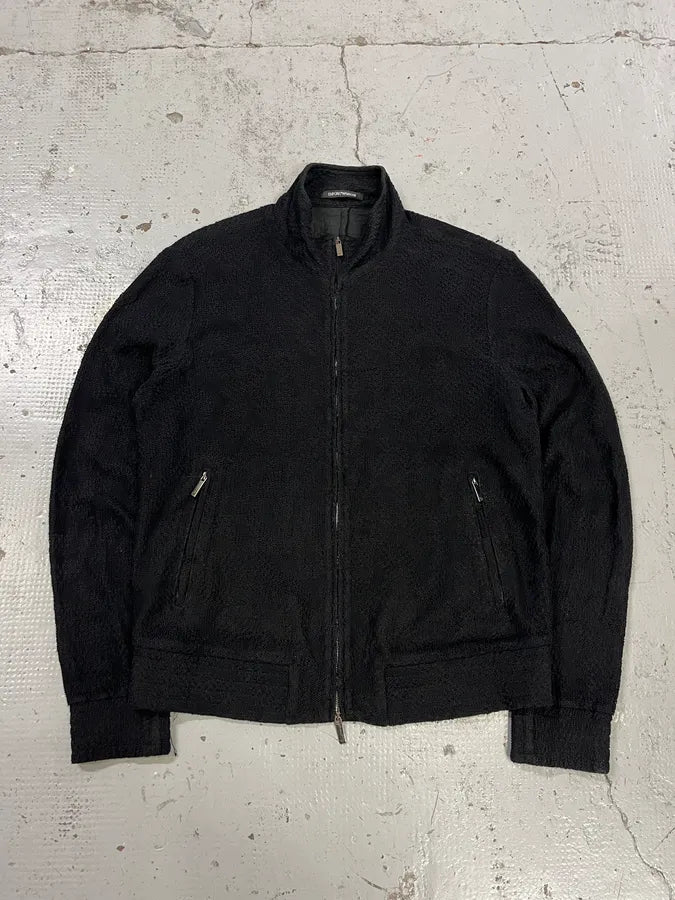 SS2020 Emporio Armani Relief Black Jacket hYAgpVe 0