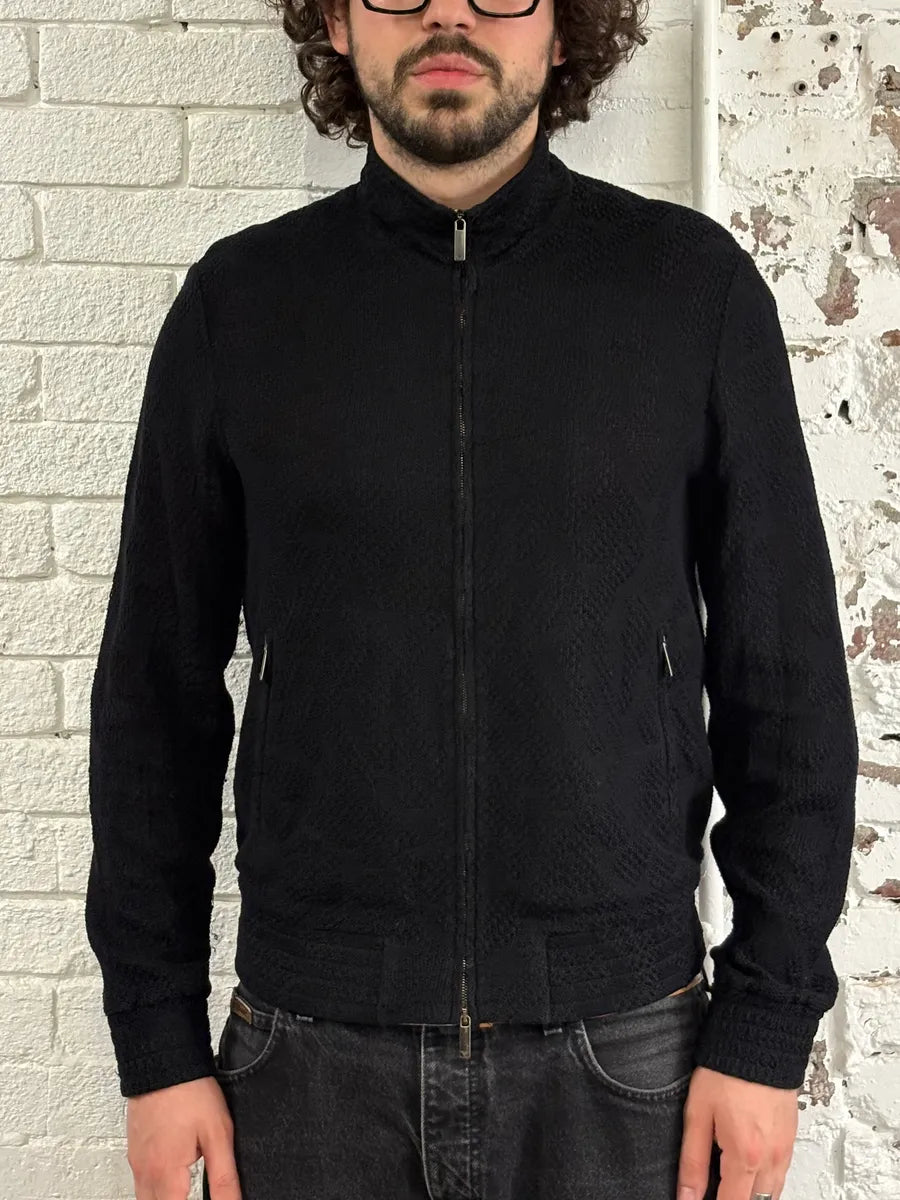 SS2020 Emporio Armani Relief Black Jacket hYAgpVe 1