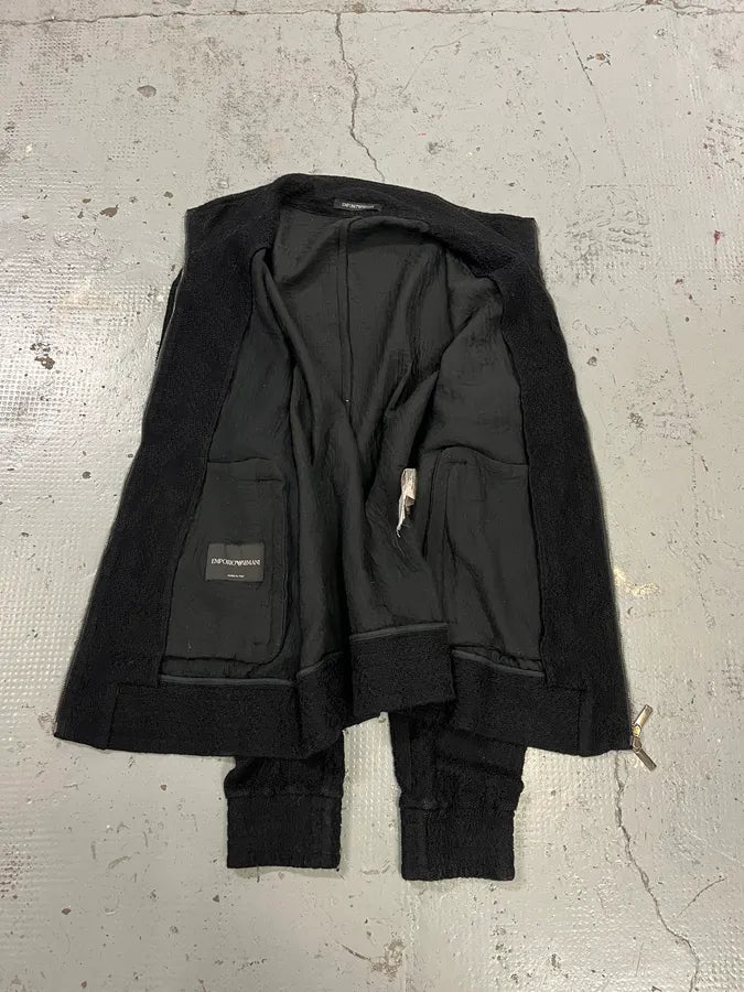 SS2020 Emporio Armani Relief Black Jacket hYAgpVe 7