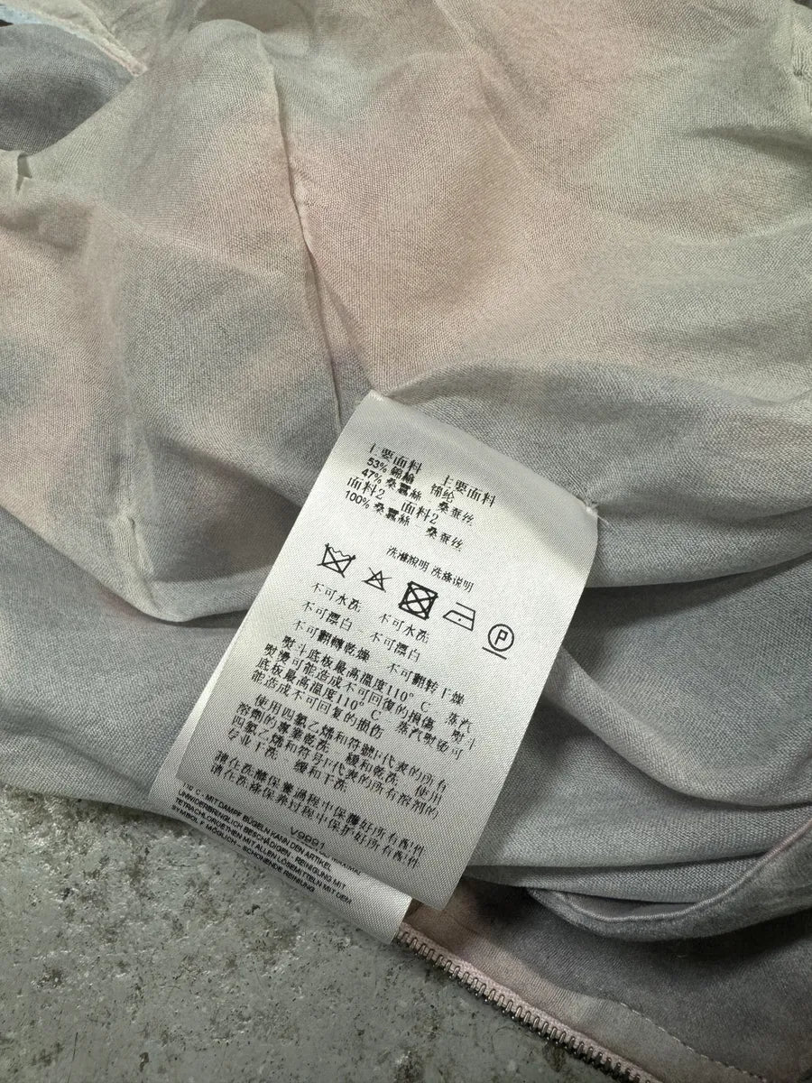 SS2020 Giorgio Armani Full Zip Runway Silk Cloudy Sky Bomber Jacket NCxomeh 9