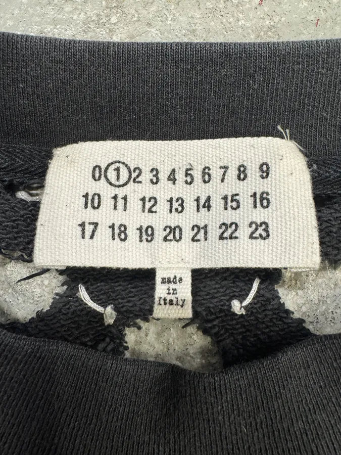 SS2020 Maison Margiela Black Cut Out Crewneck Sweater NpsPKzg 10