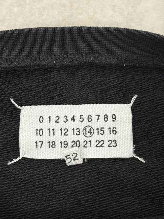 SS2020 Maison Margiela Black Signature Crewneck Sweater RKtpWyj 10