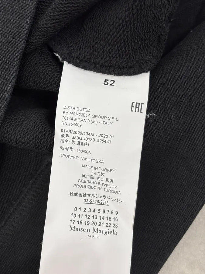 SS2020 Maison Margiela Black Signature Crewneck Sweater RKtpWyj 11