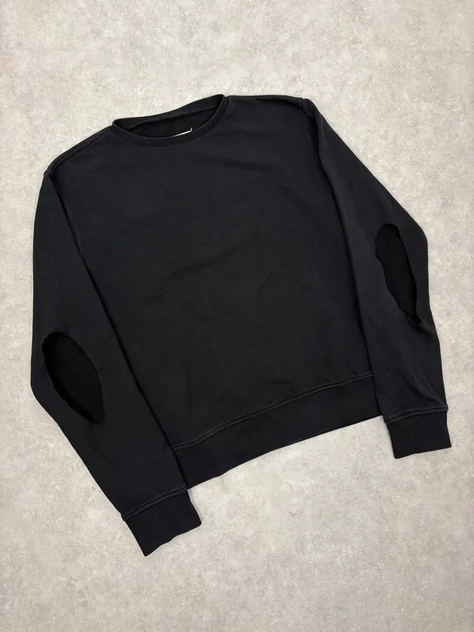 SS2020 Maison Margiela Black Signature Crewneck Sweater RKtpWyj 4
