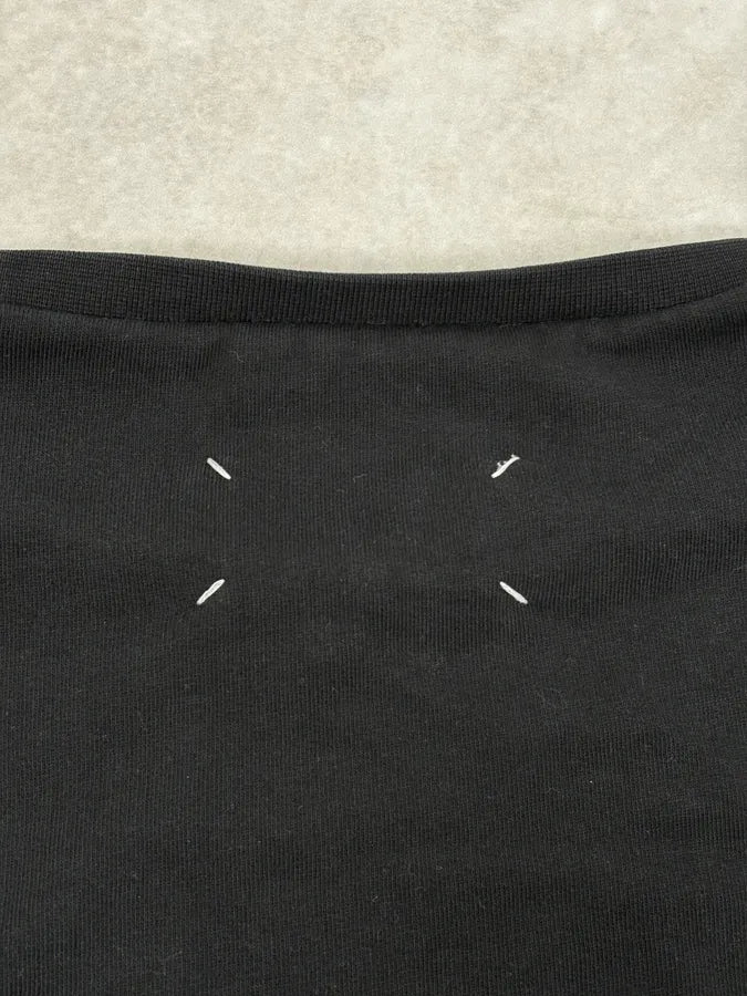 SS2020 Maison Margiela Black Signature Crewneck Sweater RKtpWyj 9