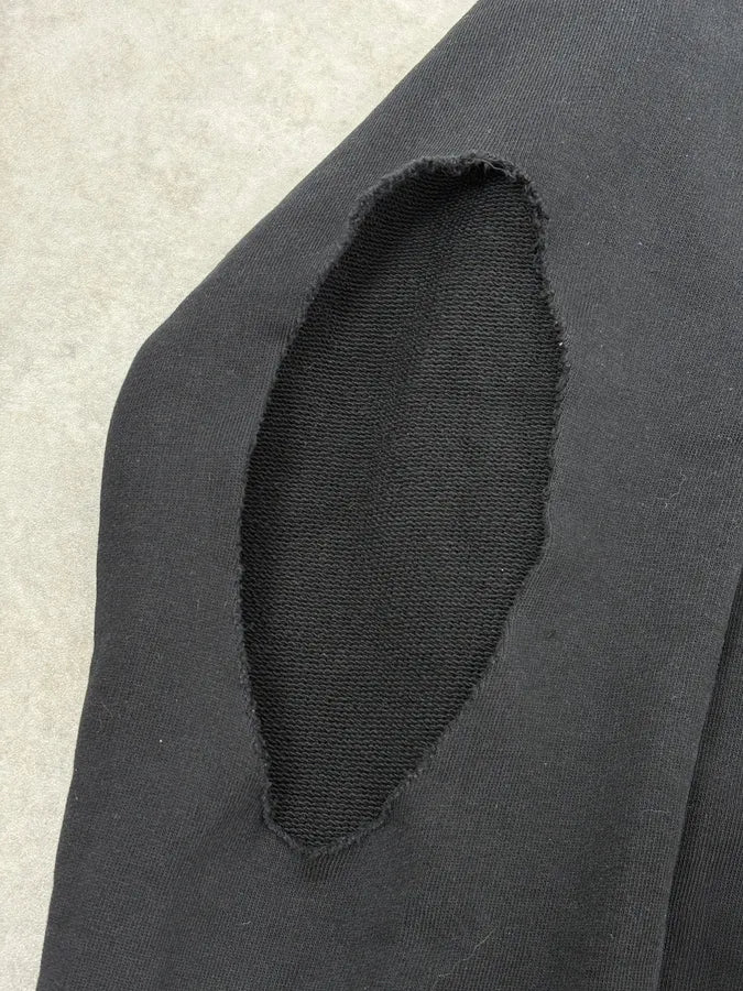 SS2020 Maison Margiela Black Signature Crewneck Sweater RKtpWyj 8