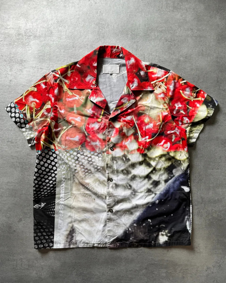 SS2020 Maison Margiela Cherry Print Modern Shirt rGfQksg 0