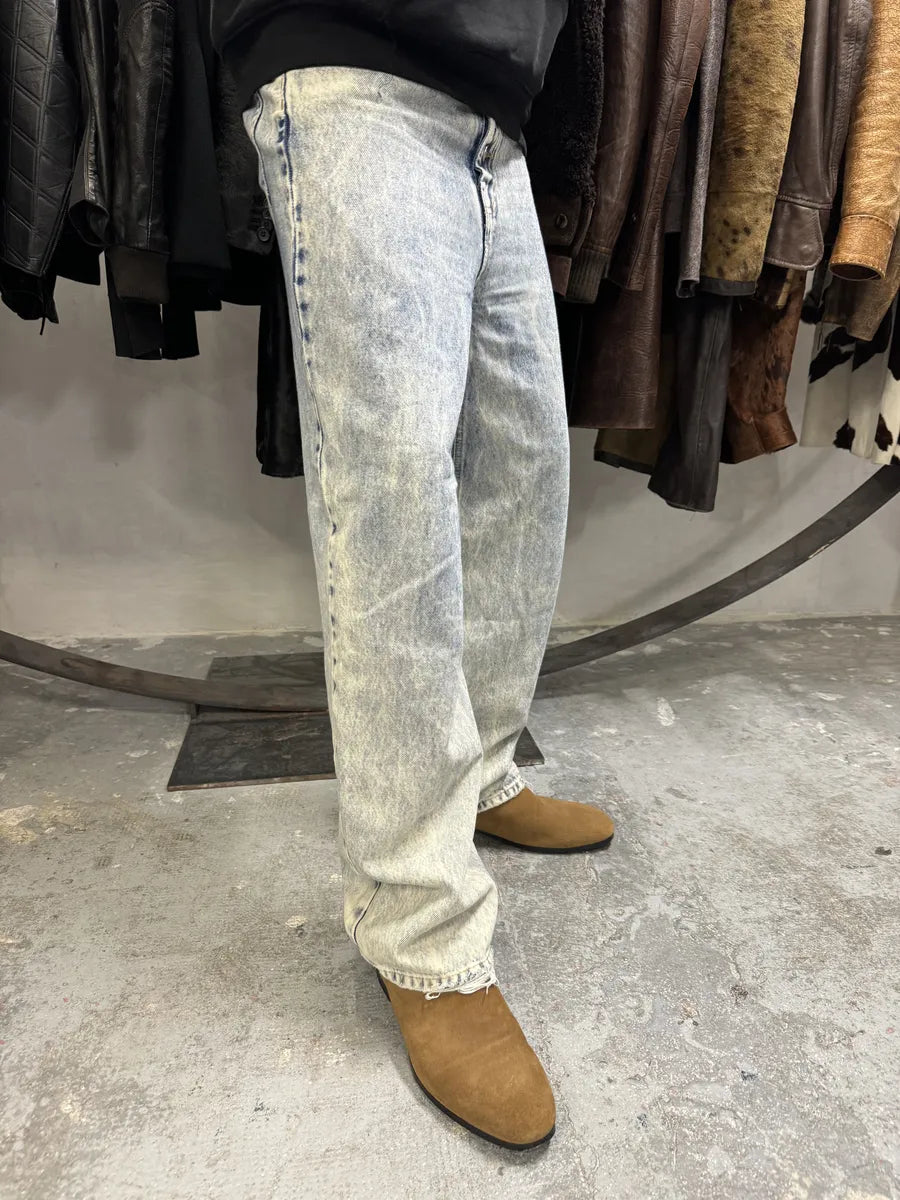 SS2020 Maison Margiela MM6 Large Blue Denim Jeans OTQoGcU 1