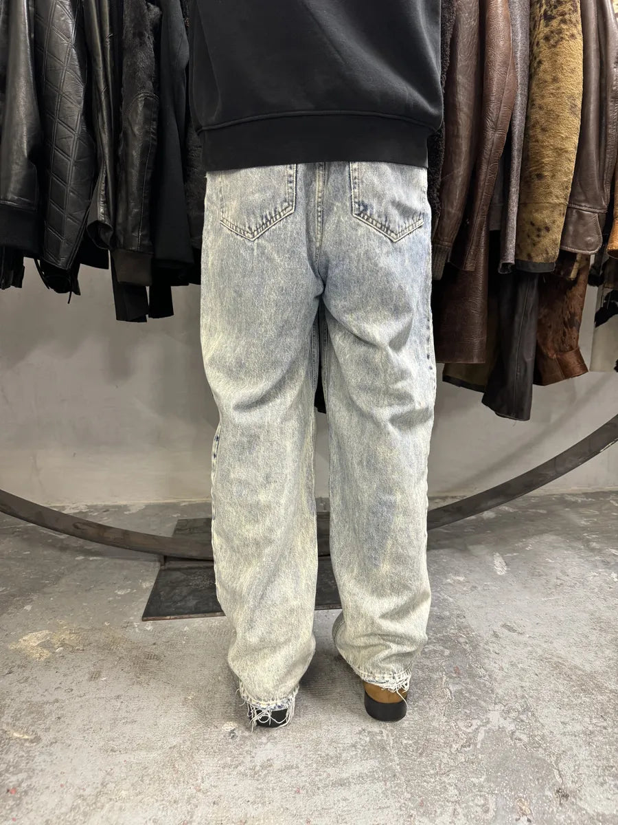 SS2020 Maison Margiela MM6 Large Blue Denim Jeans OTQoGcU 3