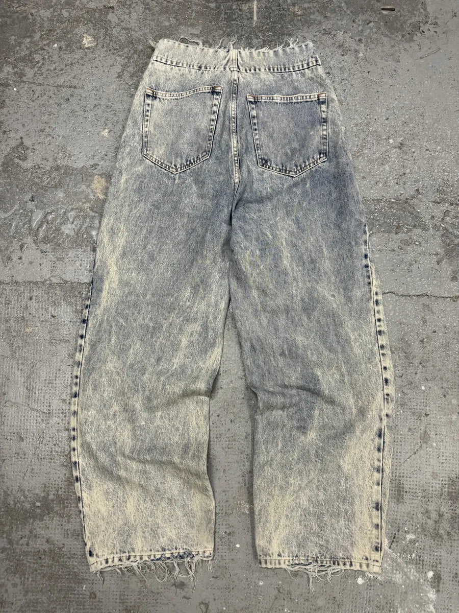 SS2020 Maison Margiela MM6 Large Blue Denim Jeans OTQoGcU 4