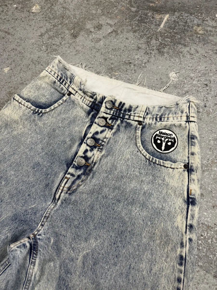 SS2020 Maison Margiela MM6 Large Blue Denim Jeans OTQoGcU 8