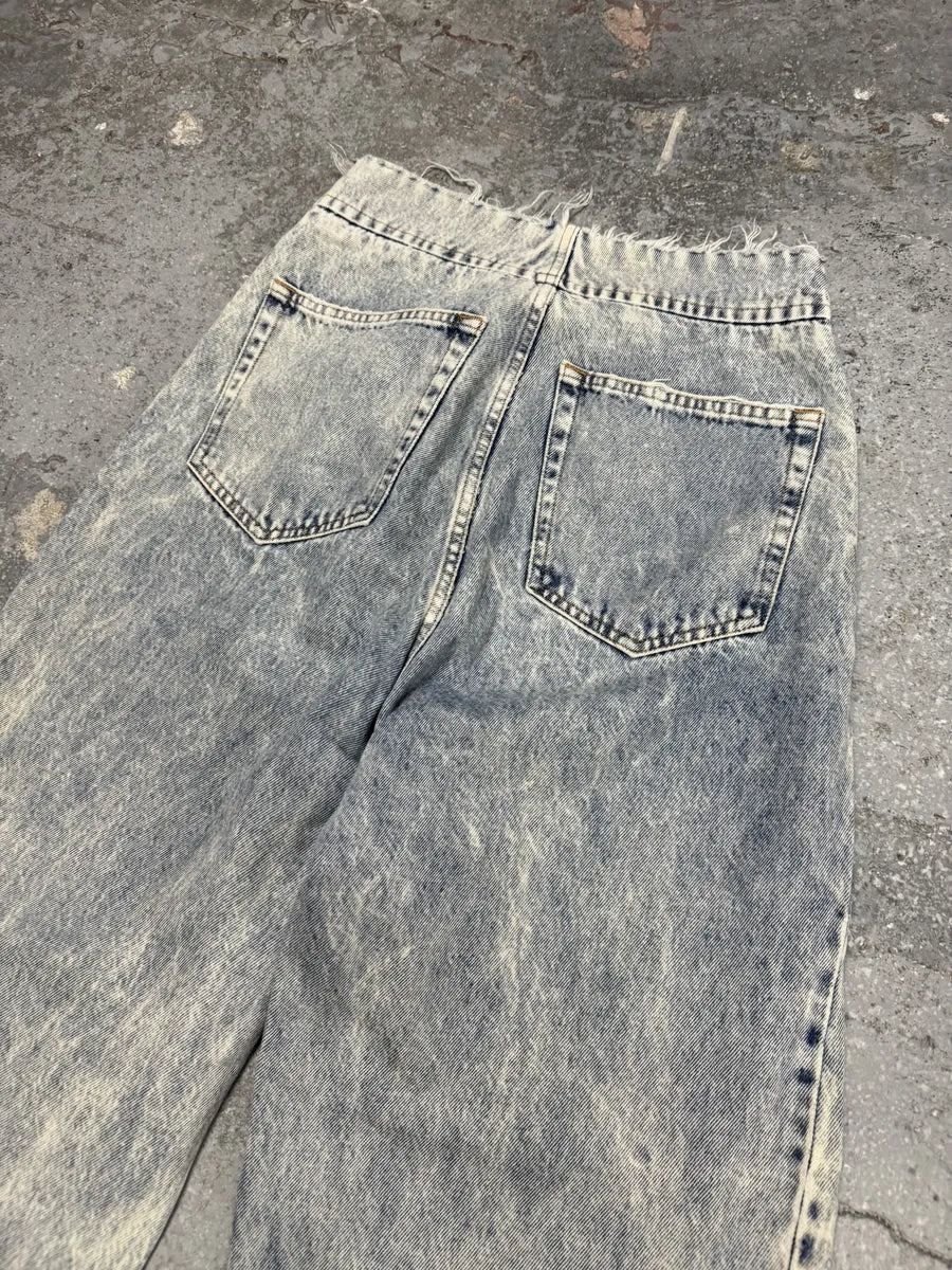 SS2020 Maison Margiela MM6 Large Blue Denim Jeans OTQoGcU 9