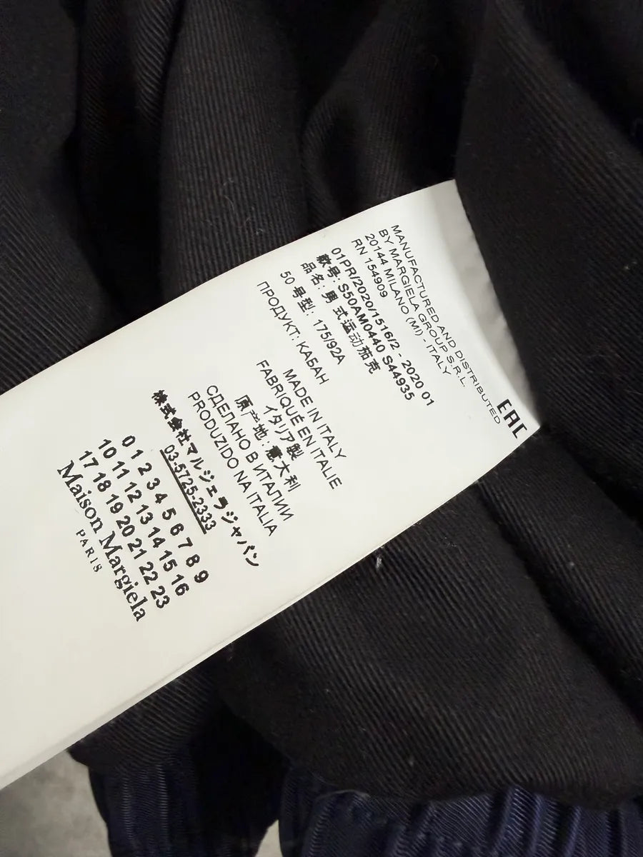 SS2020 Maison Margiela Navy Nylon Bomber Jacket EWSVyta 10