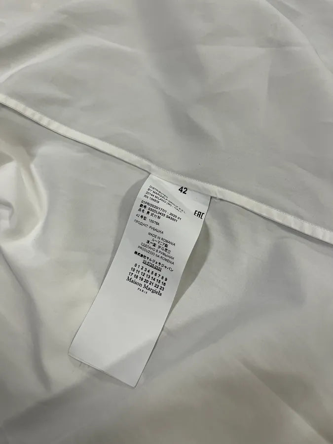SS2020 Maison Margiela White Signature Shirt (L) brEkLsQ 11