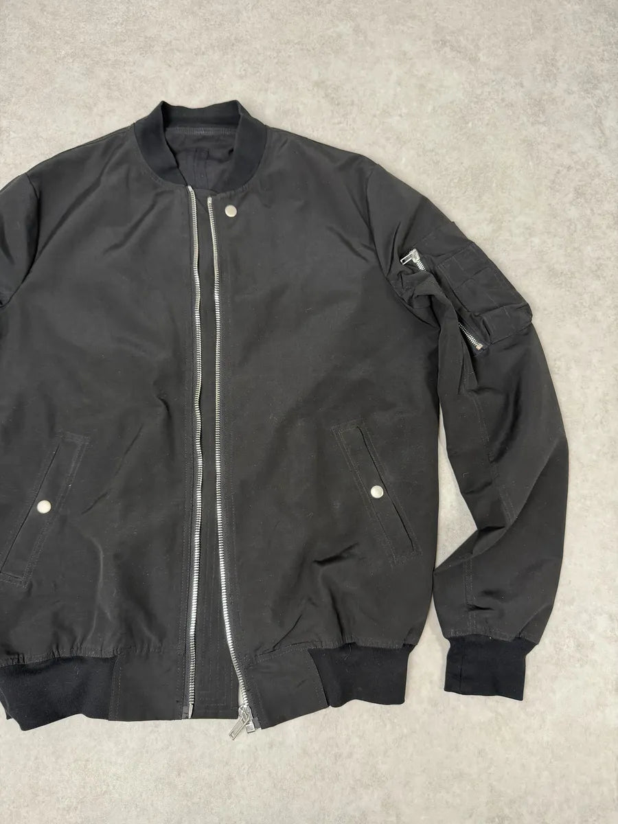 SS2020 Rick Owens Black Obscure Bomber Jacket axtQmJO 14