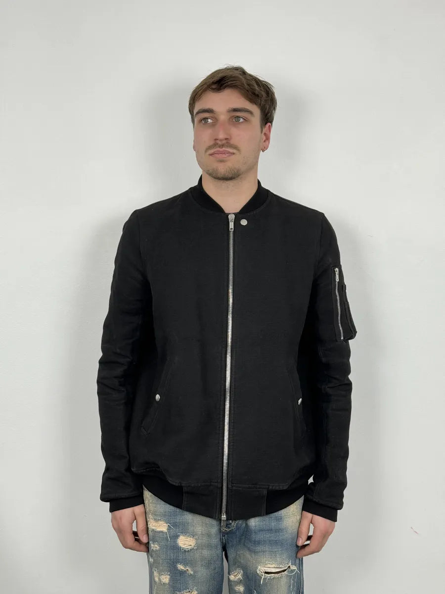 SS2020 Rick Owens Black Obscure Bomber Jacket axtQmJO 2