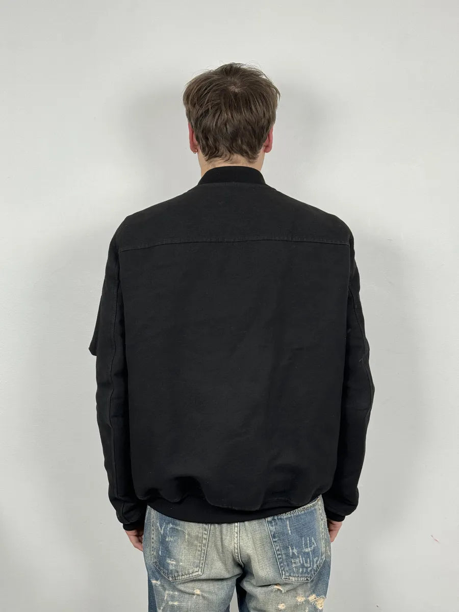 SS2020 Rick Owens Black Obscure Bomber Jacket axtQmJO 3