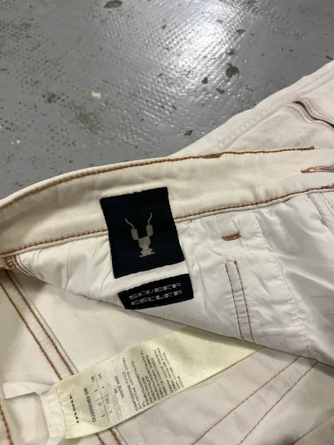 SS2020 Rick Owens White Avant-Garde Biker Slim Jeans yBCmfCn 11