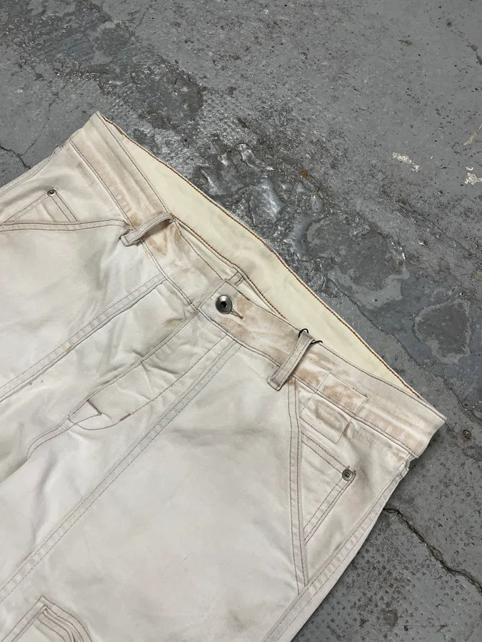 SS2020 Rick Owens White Avant-Garde Biker Slim Jeans yBCmfCn 5