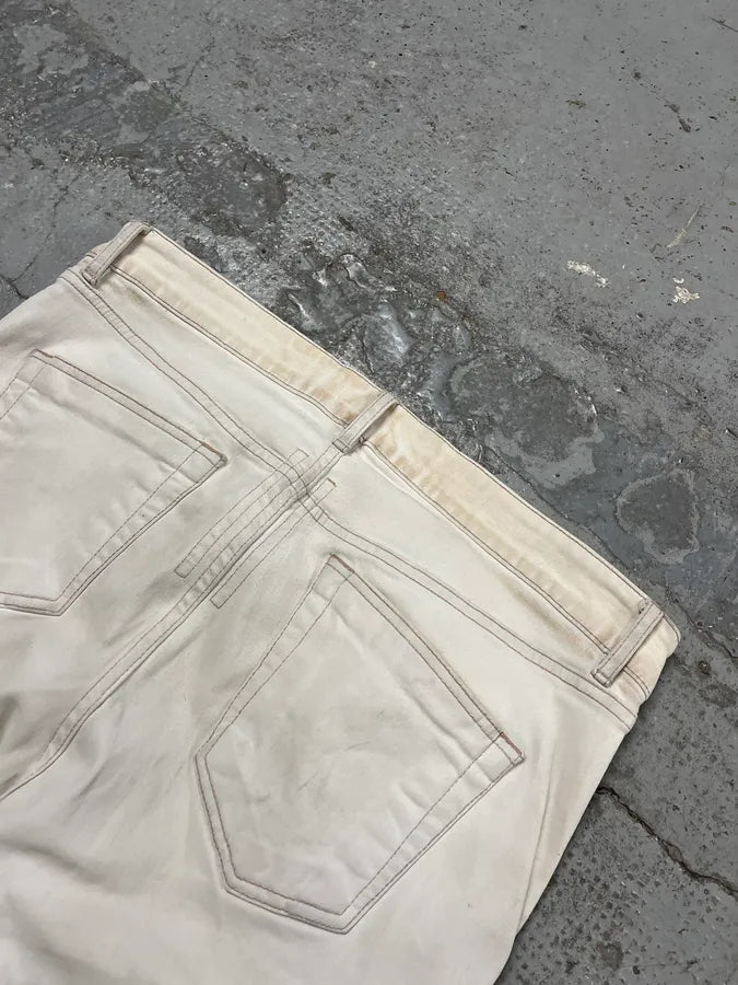 SS2020 Rick Owens White Avant-Garde Biker Slim Jeans yBCmfCn 9