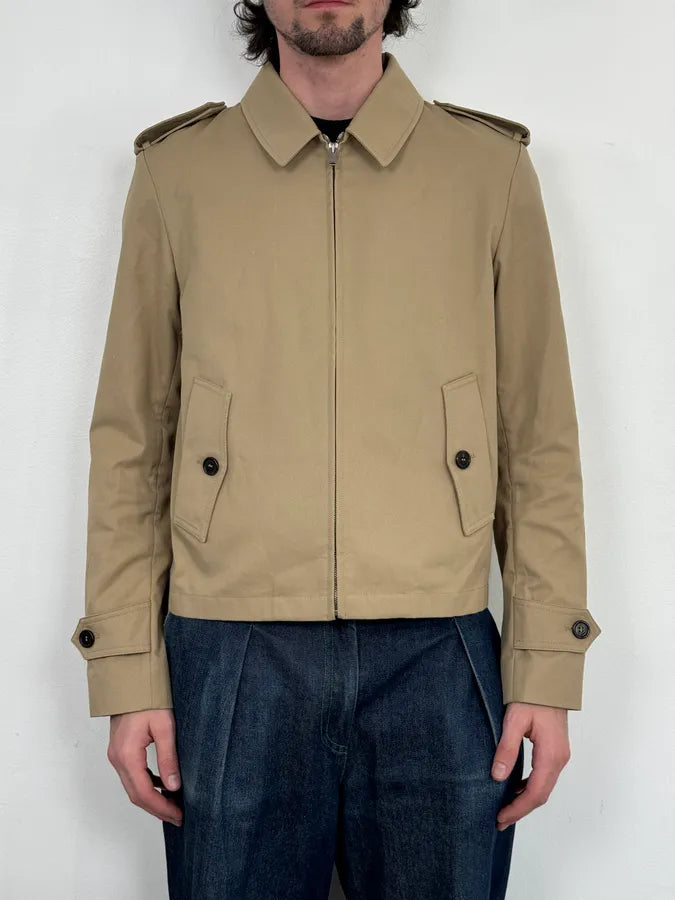 SS2020 Saint Laurent Beige Classy Jacket zHSWsCU 1