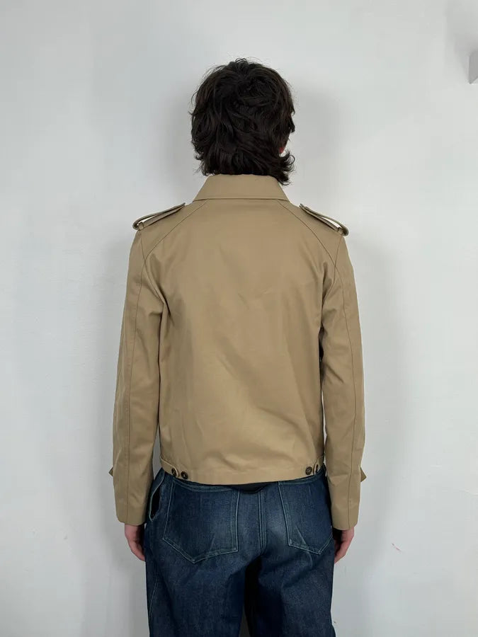 SS2020 Saint Laurent Beige Classy Jacket zHSWsCU 2